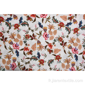 Tissus imprimés à motifs de fleurs variées de qualité fiable
